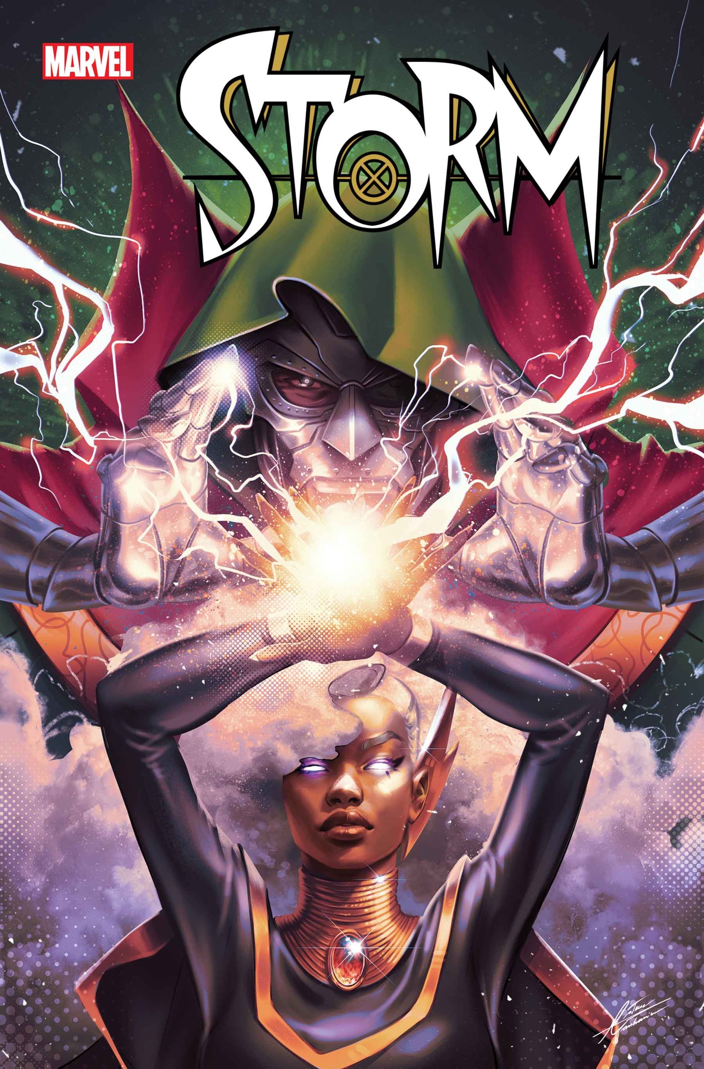 Doctor Doom Courts Storm and Crushes the Fantastic Four in the Lead-up to One World Under Doom