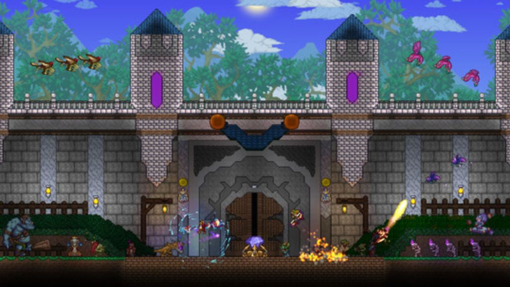 Edificio base del castillo de Terraria