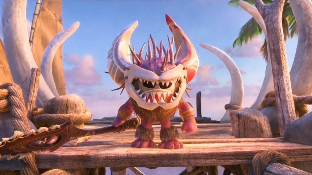 The Kakamora chieftan in Moana 2