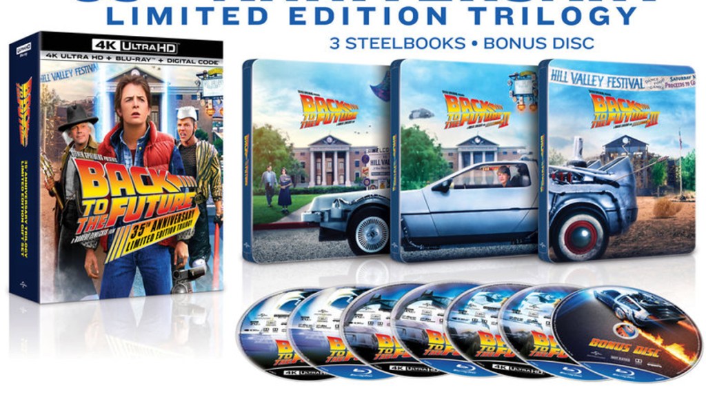 Back To The Future 4K Blu-ray Steelbook Trilogy Returns With a Black Friday Deal