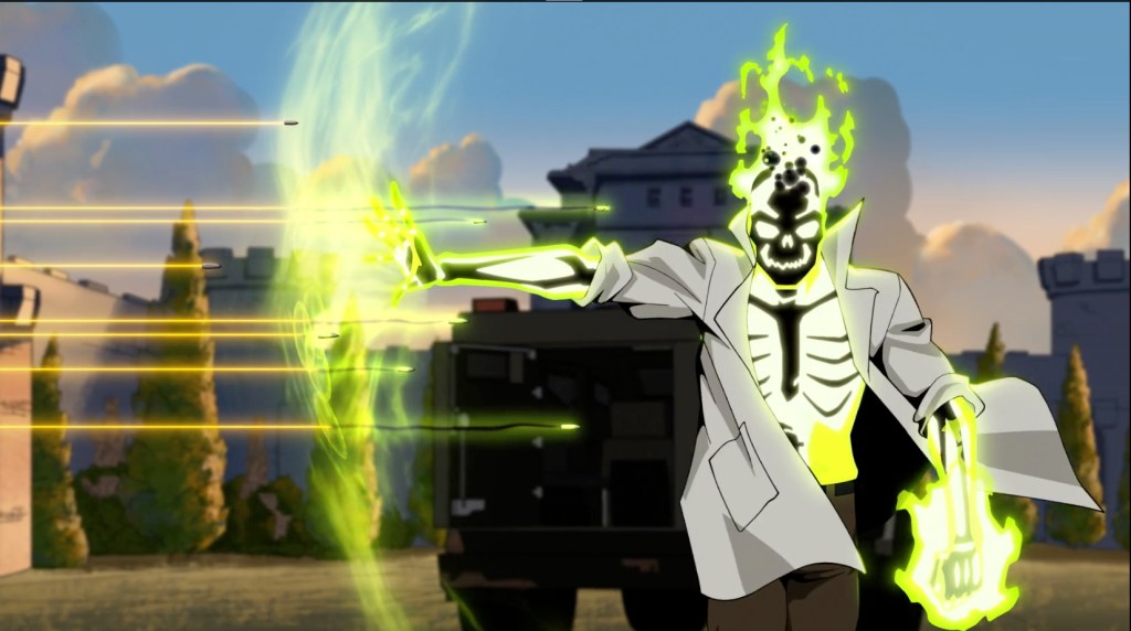 Dr. Phosphorus in the Creature Commandos animated series of DC Studios.