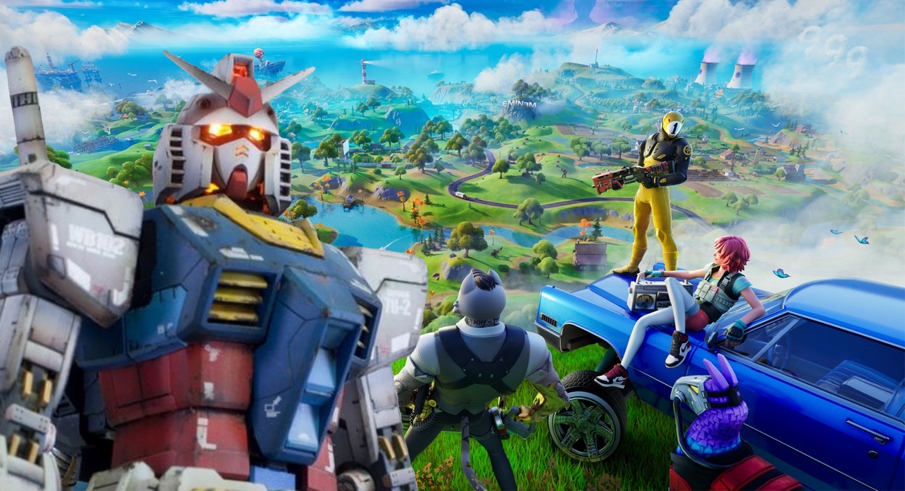 Официальный кроссовер Gundam x Fortnite уже здесь