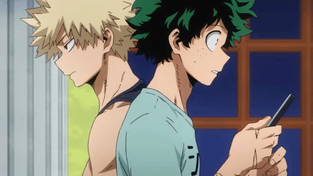 Deku and Bakugoin My Hero Academia