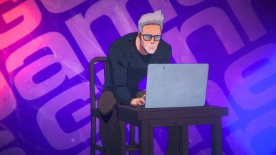 Animated version of James Gunn in DC Studios' Creature Commandos