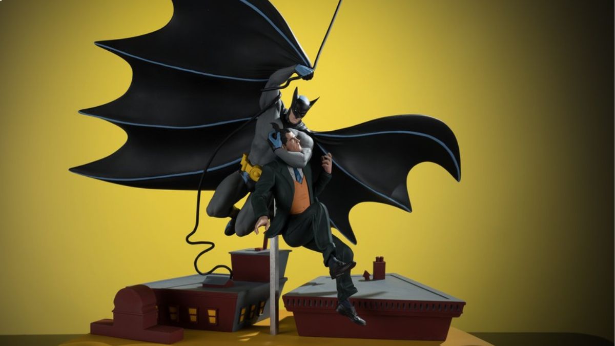 McFarlane Toys Batman 1st Appearance Statue Is About To Drop