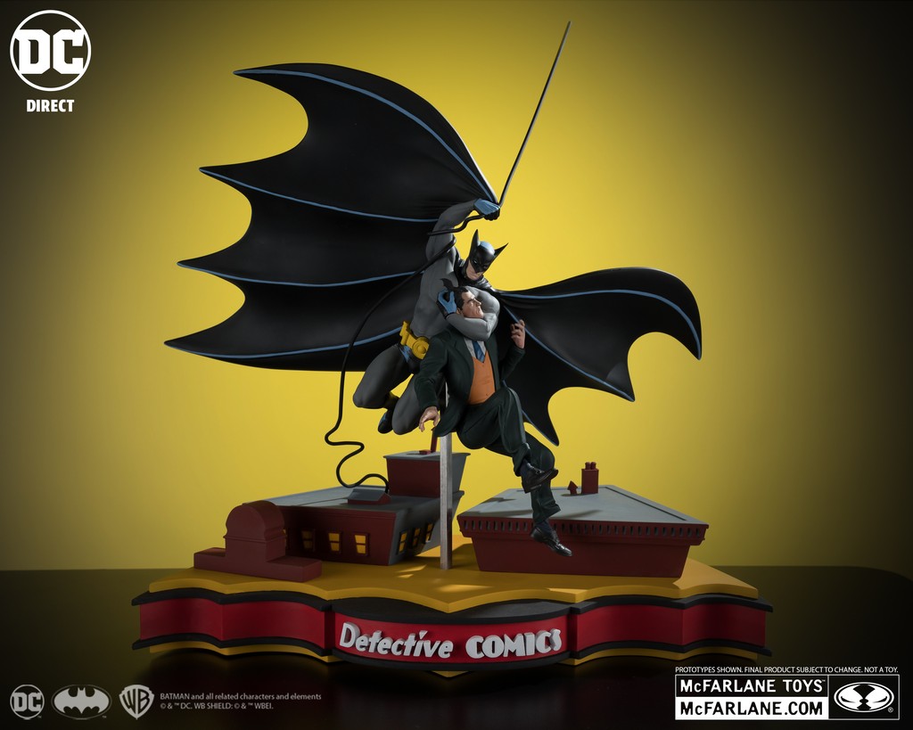 McFarlane Toys Batman 1st Appearance Statue Is About To Drop