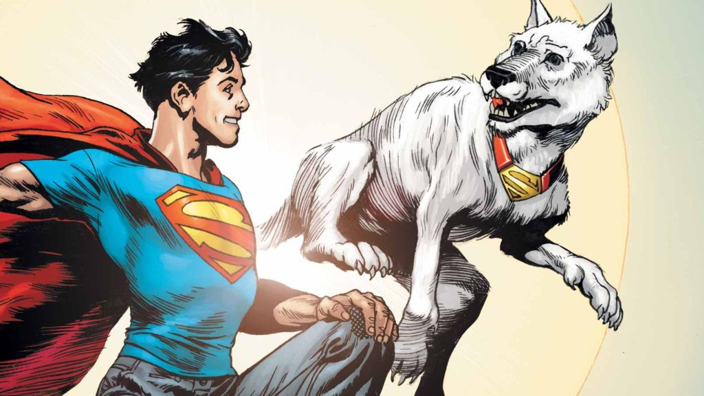 Krypto and Superman in DC Comics