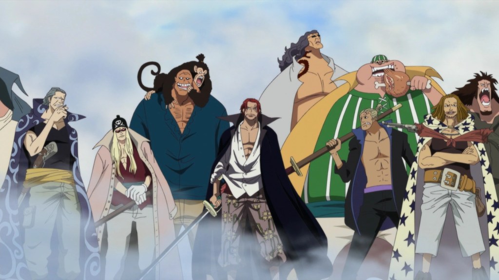 Piratas de pelo rojo de One Piece