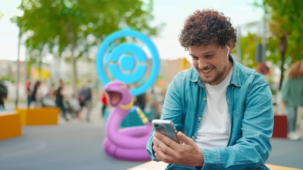 Playing Pokemon GO Dual Destiny Promo