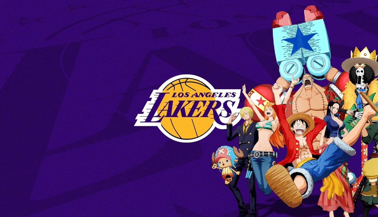 One Piece's Luffy Joins the Los Angeles Lakers in Shocking Collab ...