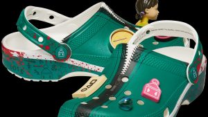 Crocs Preps For Squid Game Season 2 With a Bloody Tracksuit Clog