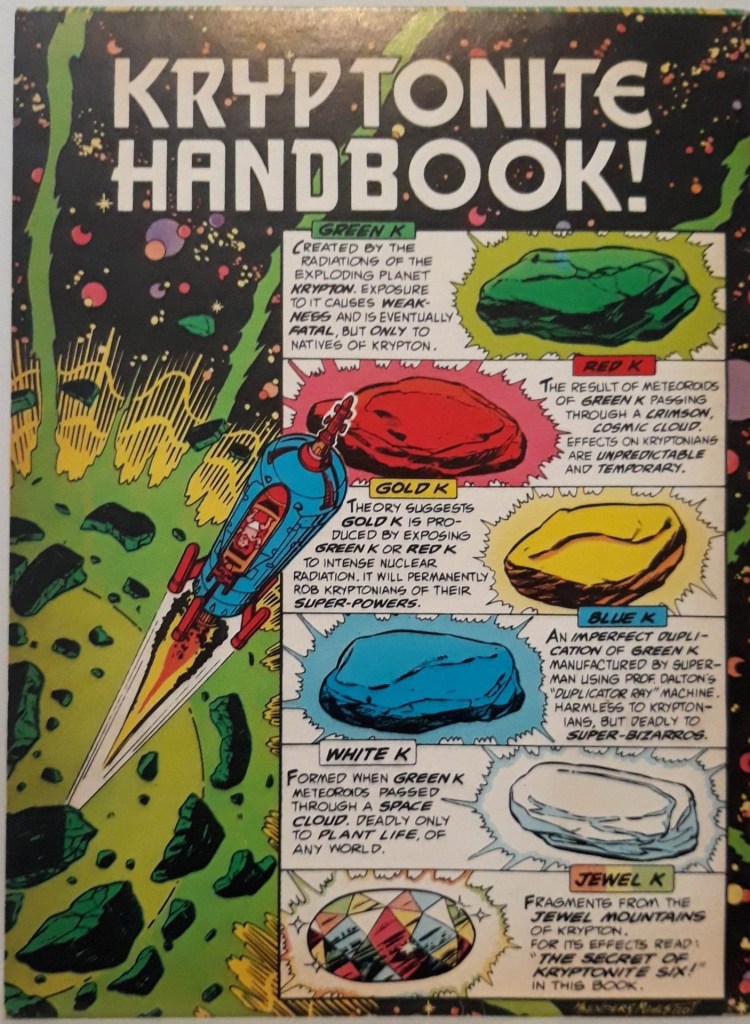 A Kryptonite Handbook published by DC Comics