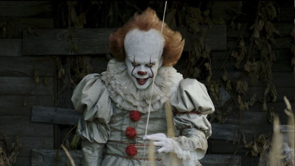 Bill Skarsgård’s as Pennywise in 2017's IT