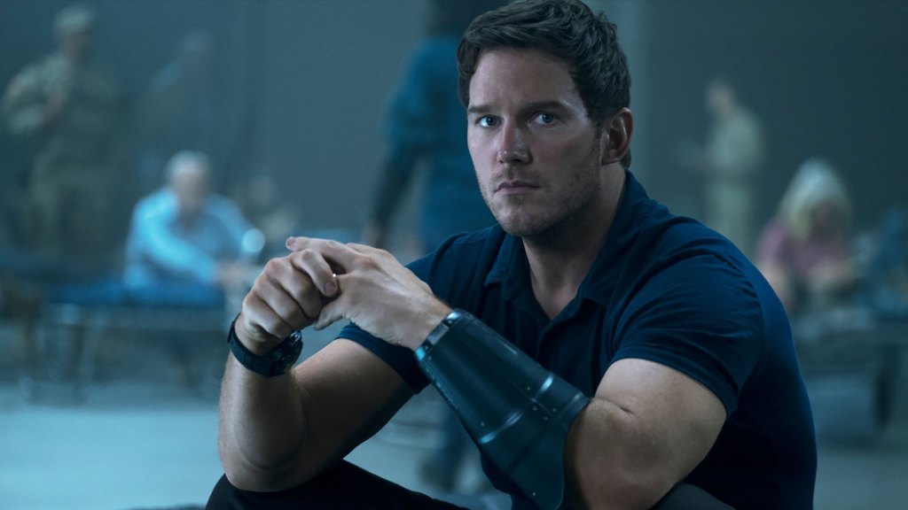 Chris Pratt as Dan Forester in The Tomorrow War.