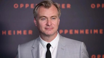 Christopher Nolan at Oppenheimer premiere
