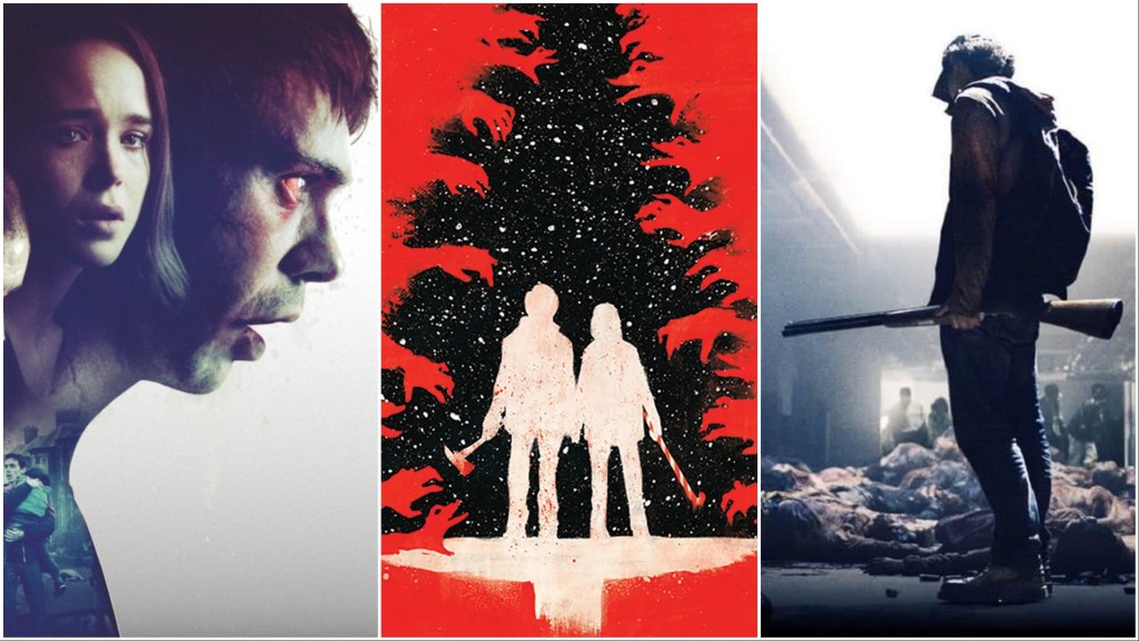 Collage of posters from underrated zombie movies The Cured, Anna and the Apocalypse, and I Am Hero