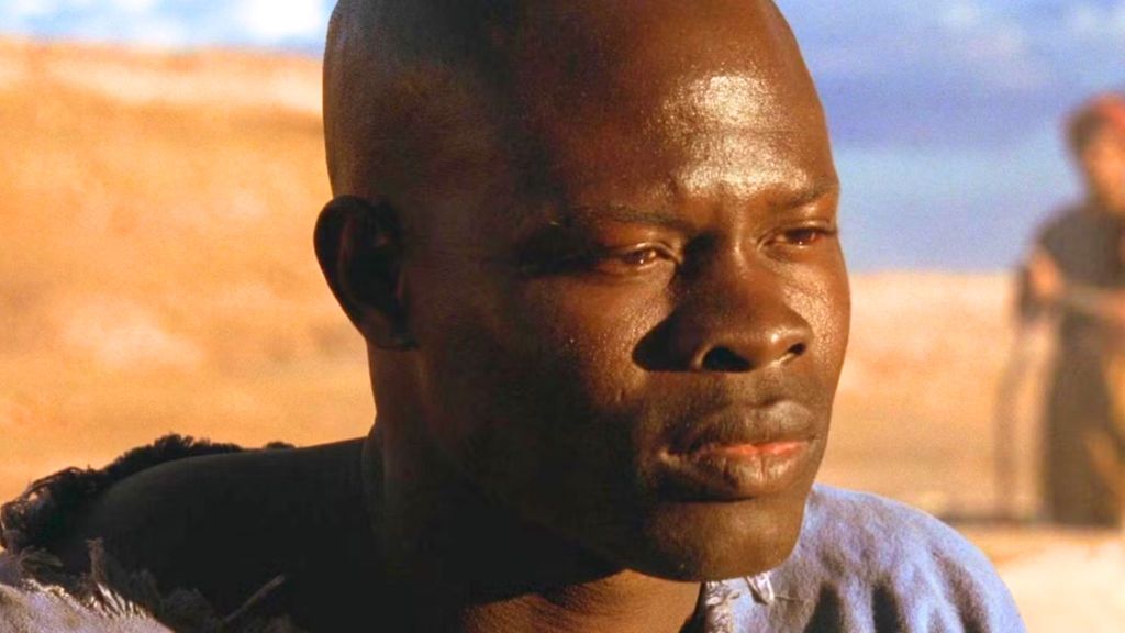 Djimon Hounsou as Juba in Riddley Scott's Gladiator