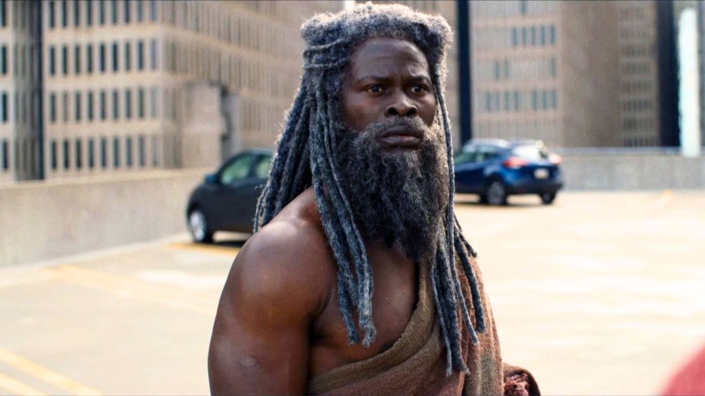 Djimon Hounsou as the Wizard Shazam in DC's Shazam Fury of the Gods