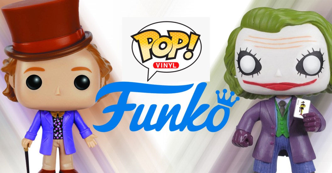 Funko Pops, Willy Wonka and The Dark Knight Joker