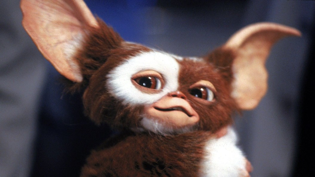Gizmo looking over his shoulder in Gremlins