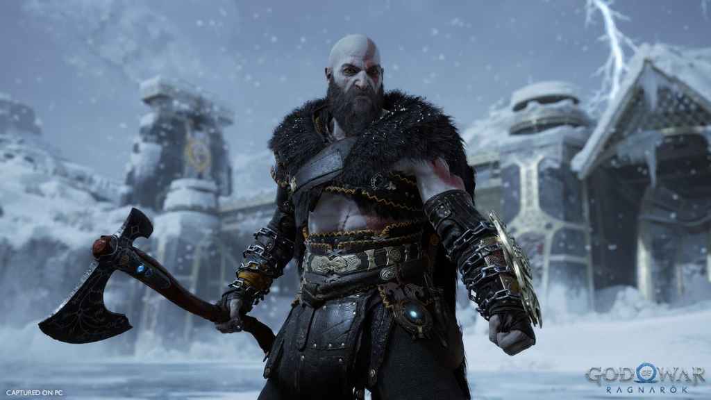 Dios de la guerra: Ragnarok Kratos Armor del oso negro