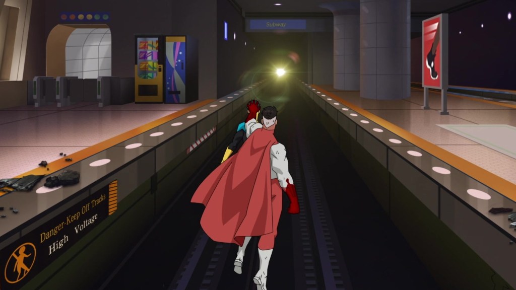 Invincible Omni Man Train Scene