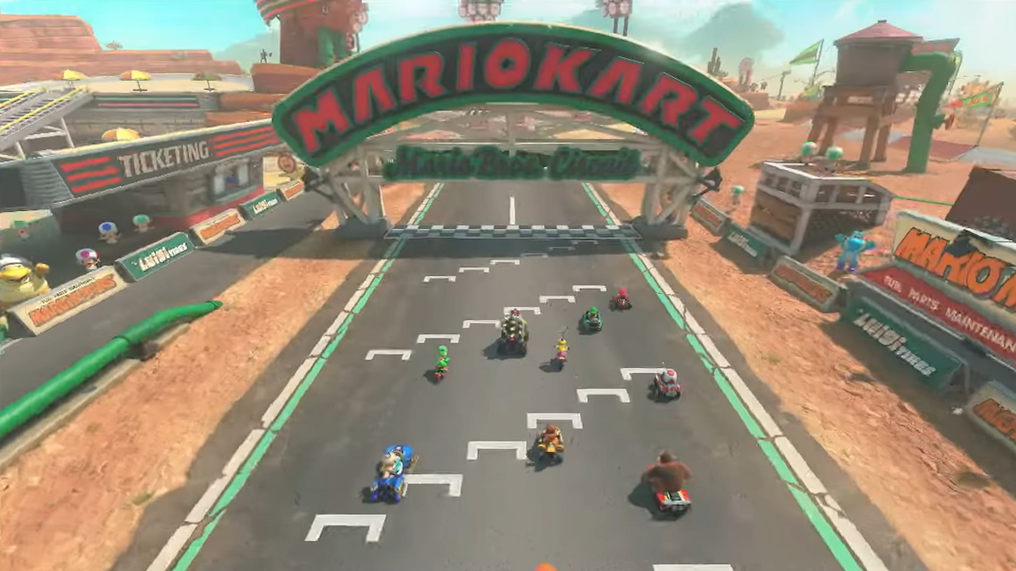 Mario Kart 9's New Mario Bros Track Looks Better Than Ever