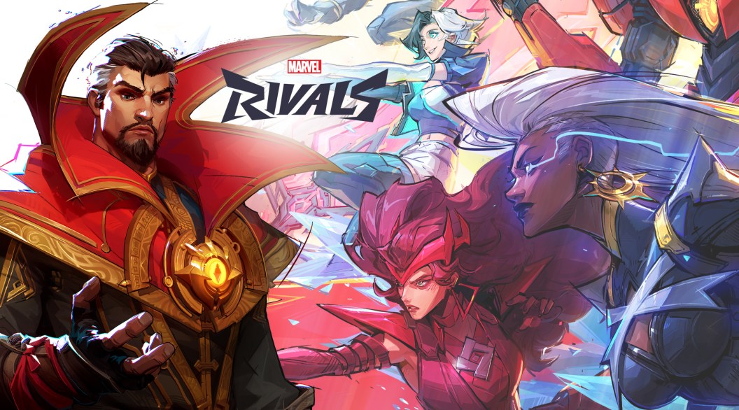 Marvel Rivals' Doctor Strange, Scarlet Witch, Luna Snow, and Storm