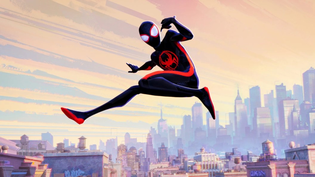 Miles Morales in Spider Man Across the Spider Verse