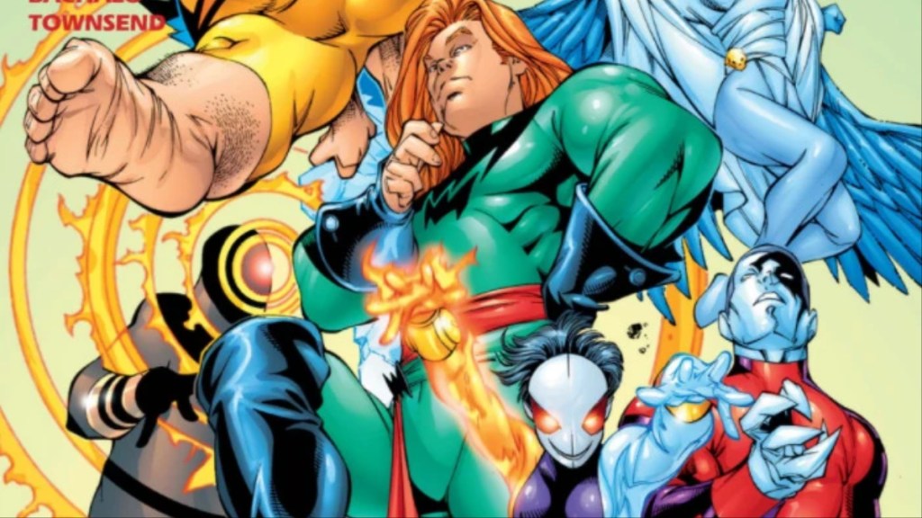 The X-Men team brought together by Cerebro posing as Professor X in Children of the Atom