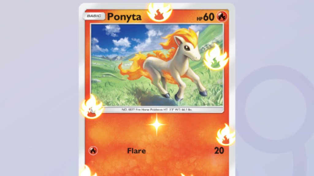 Ponyta with Flames Flair