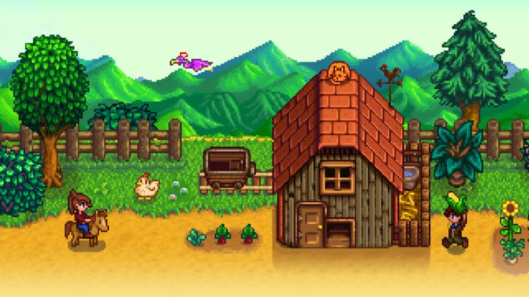 Stardew Valley Couple on Farm