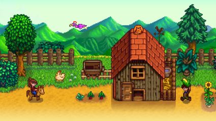 Stardew Valley Couple on Farm