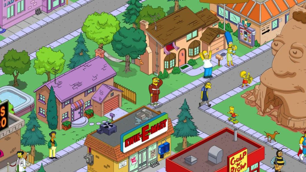 The Simpsons Tapped Out Gameplay Screenshot