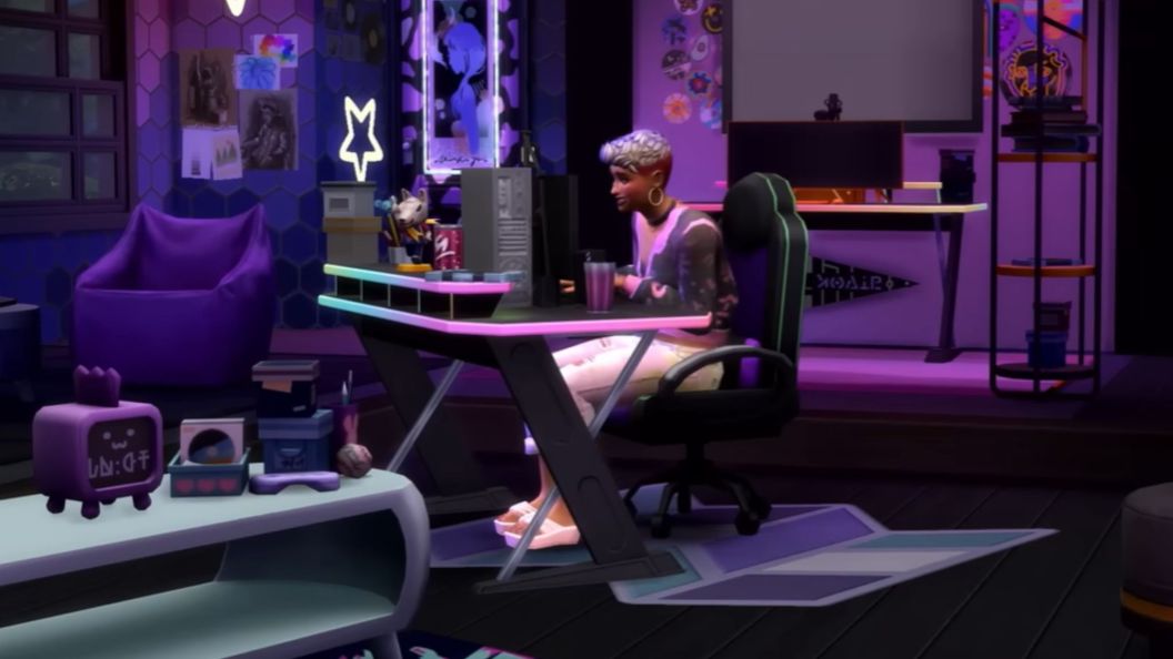 Video Game Streamer Job Sims 4