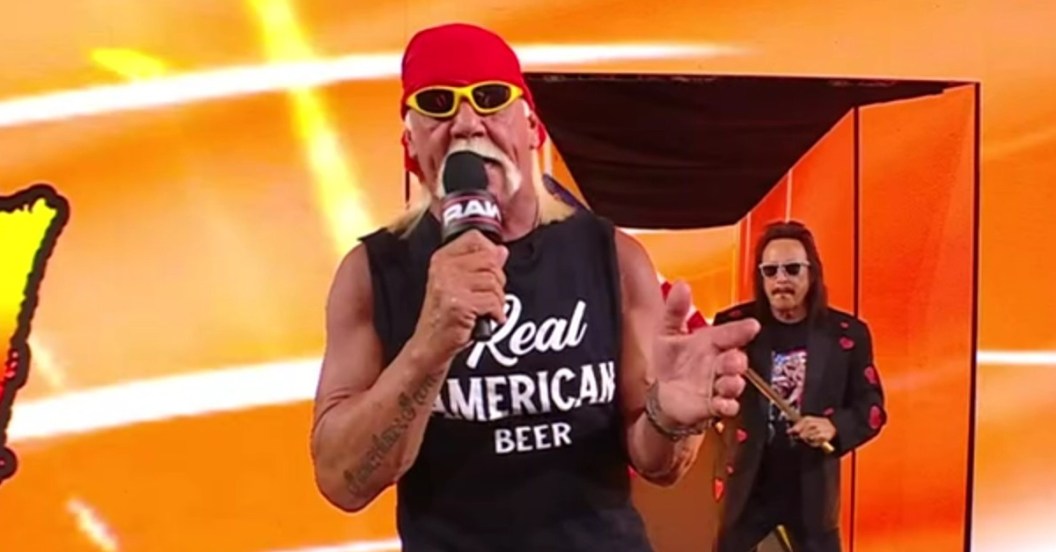 Hulk Hogan and Jimmy Hart on WWE Raw