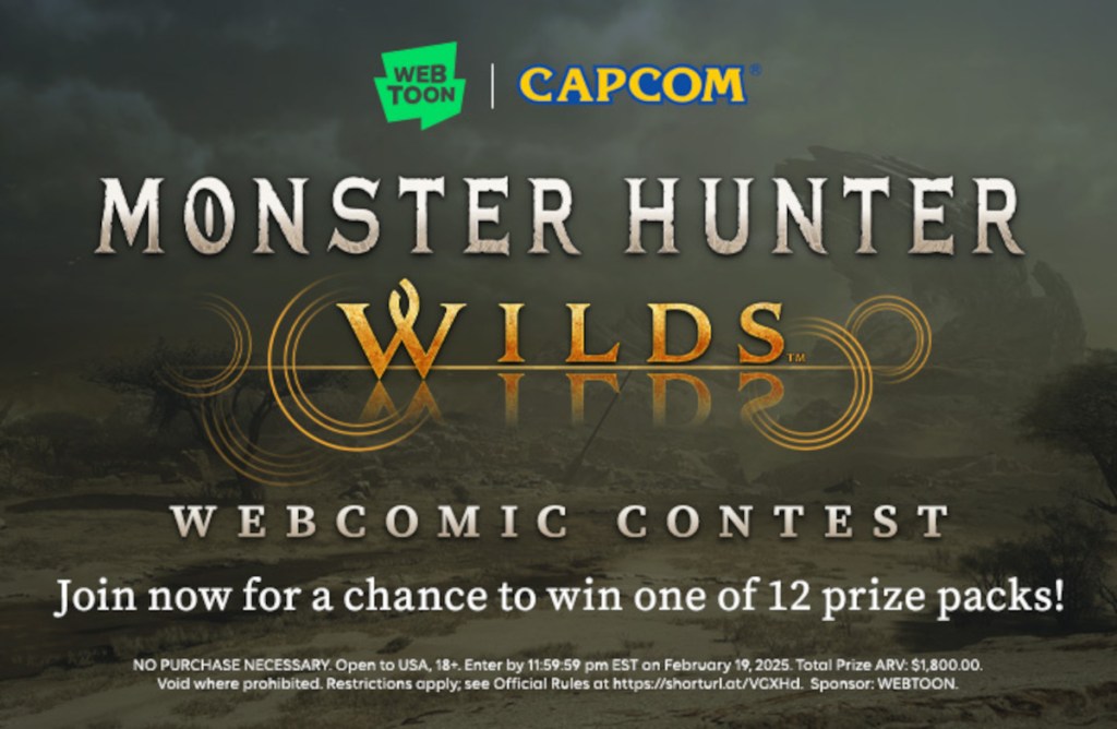 Webtoon Monster Hunter Wilds contest