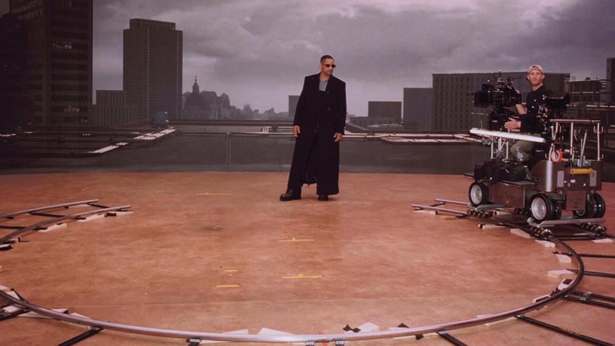 Will Smith Matrix tease bullet time photo