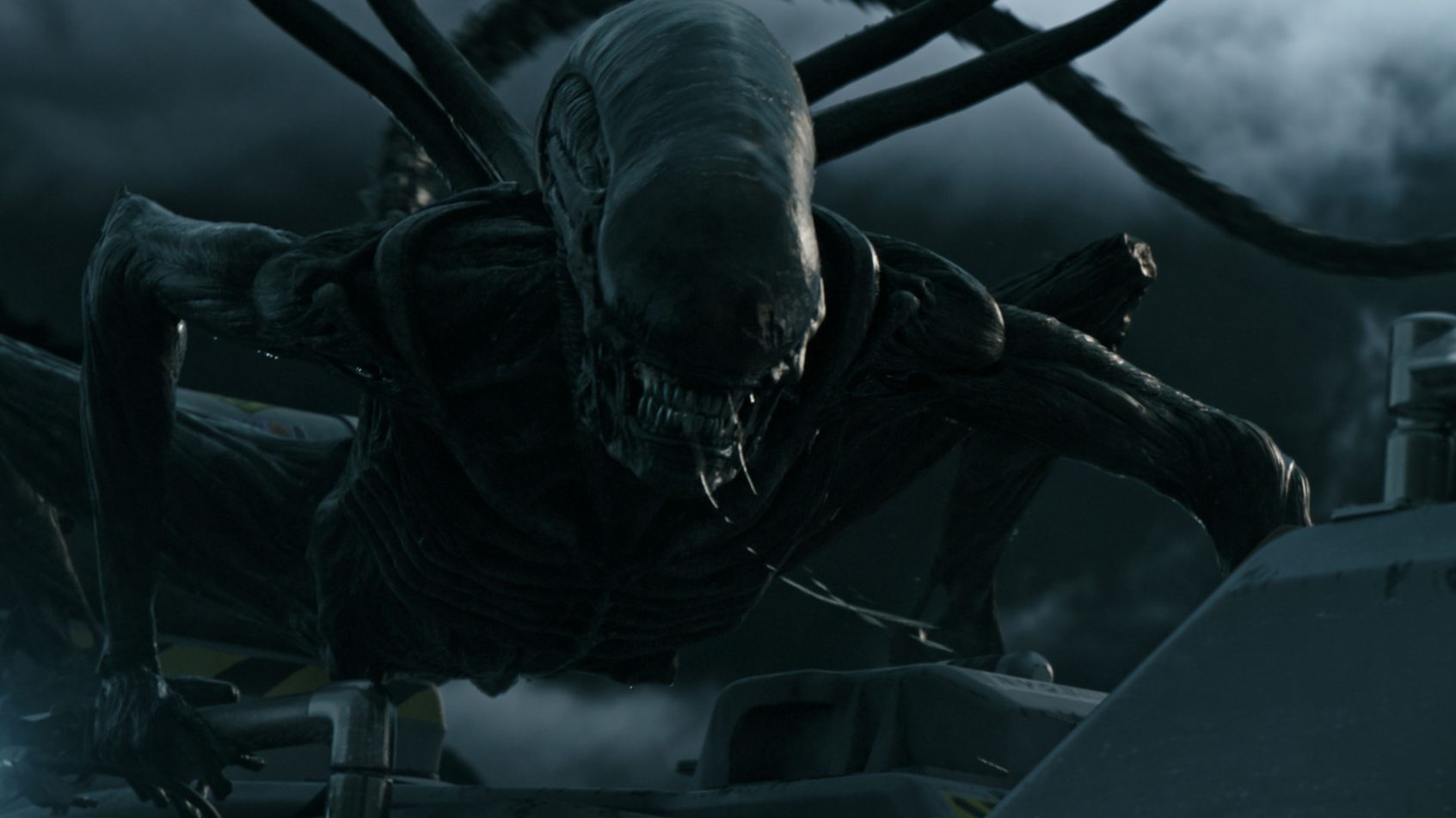 Xenomorph aborda el barco en Alien: Covenant 