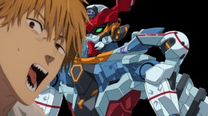 Gundam’s Evangelion Studio Collab Announces Suprisng Chainsaw Man Crossover