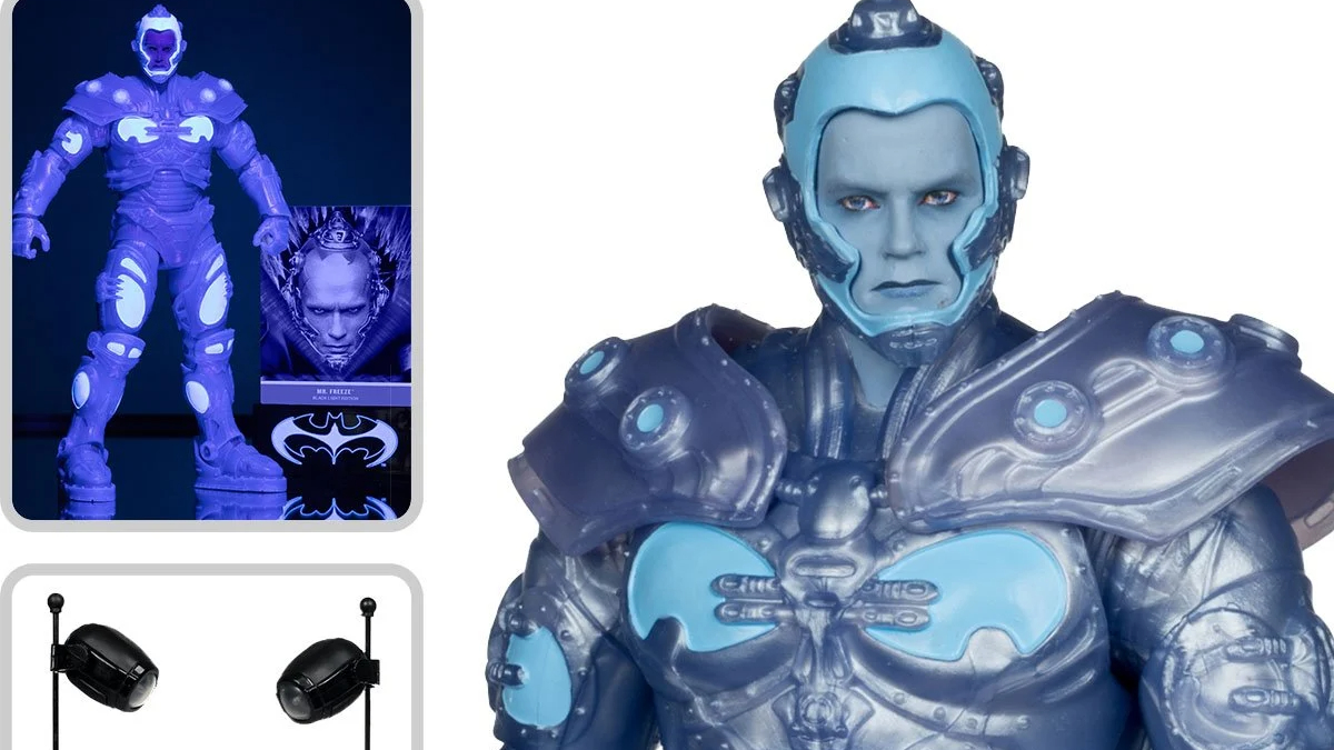 【限定】Mr. Freeze ブラックライトエディション McFarlane Toys DC Multiverse Batman & Robin (1997 Movie) Mr