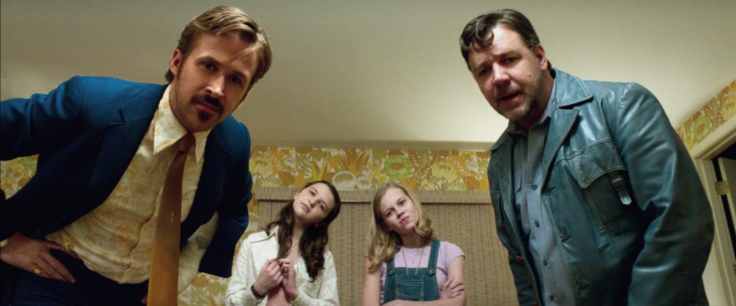 Ryan Goslin and Russell Crowe star in The Nice Guys.
