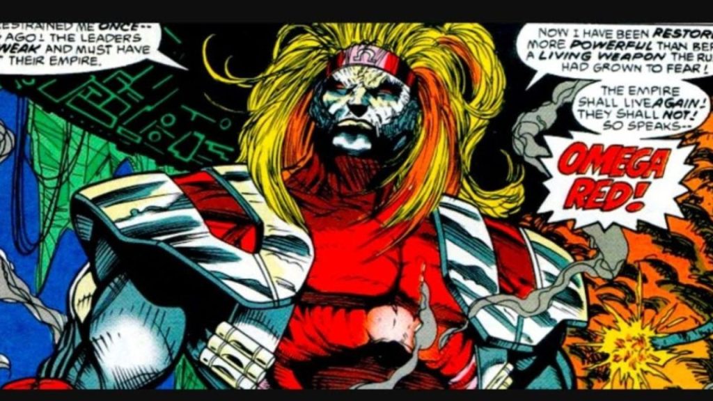 Omega Red talking about re-establishing the Soviet Empire