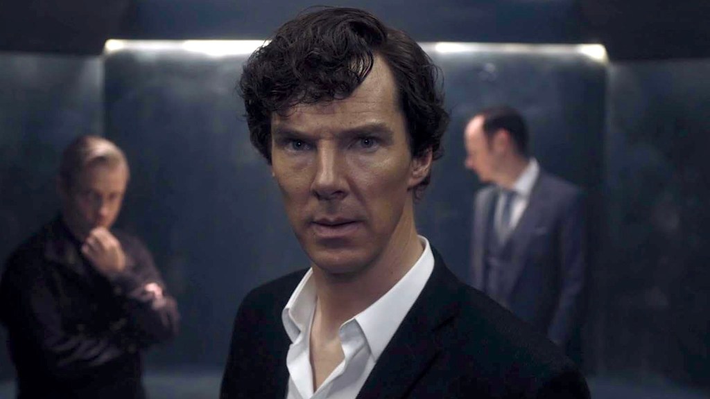 Benedict Cumberbatch as Sherlock Holmes in Sherlock