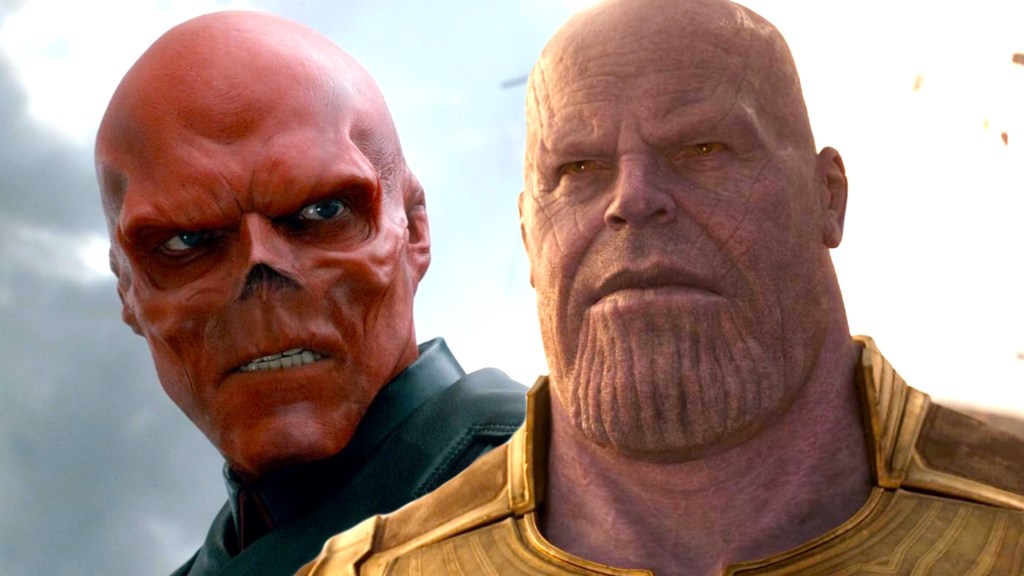 Red Skull and Thanos side by side