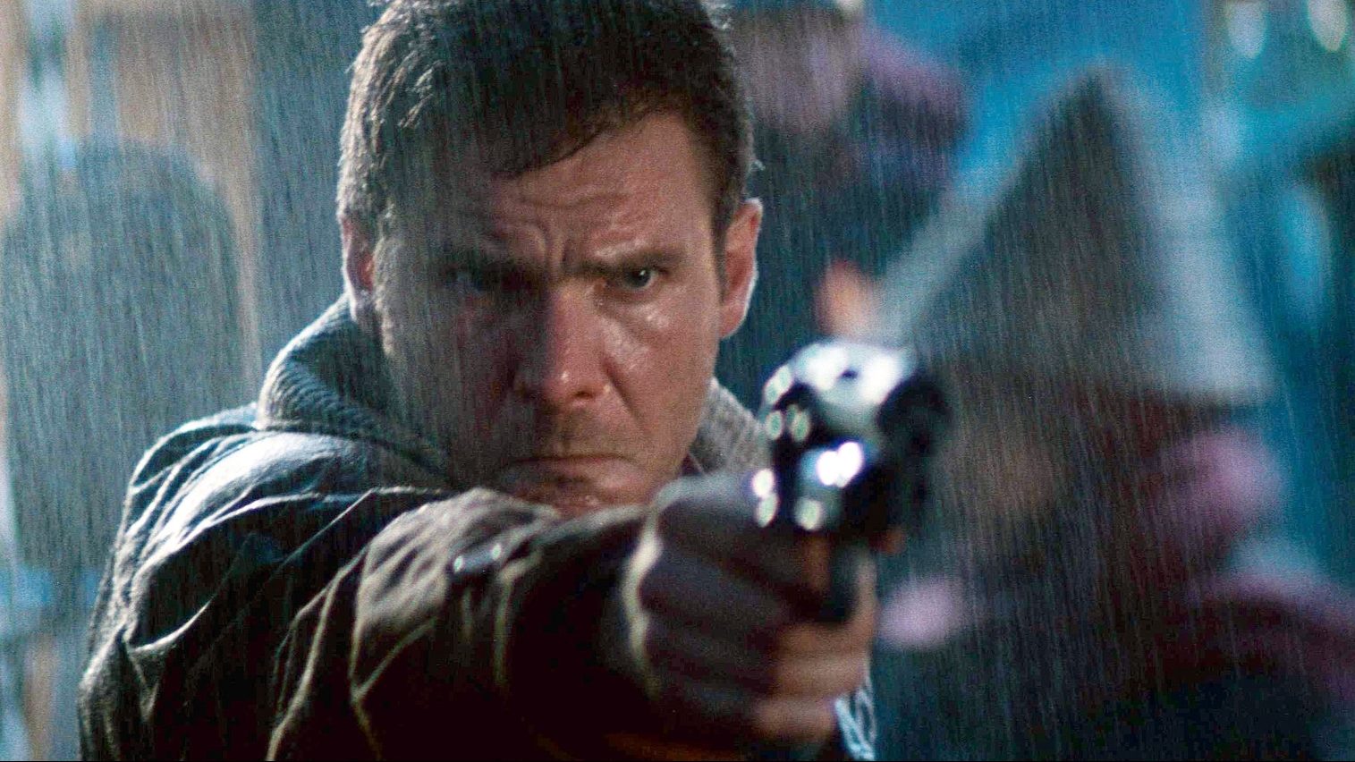 Harrison Ford as Deckard in Blade Runner.