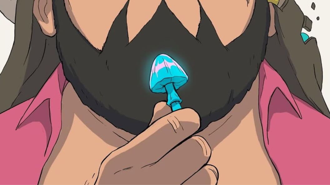 Blue Angel Mushroom from Adult Swim's Common Side Effects