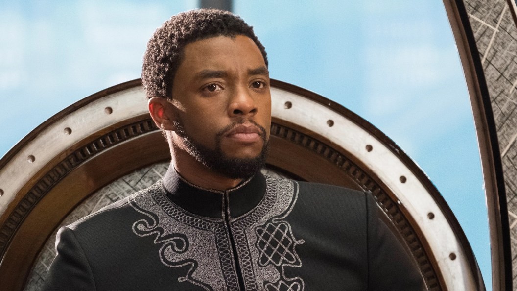 Chadwick Boseman as T'Challa in Black Panther