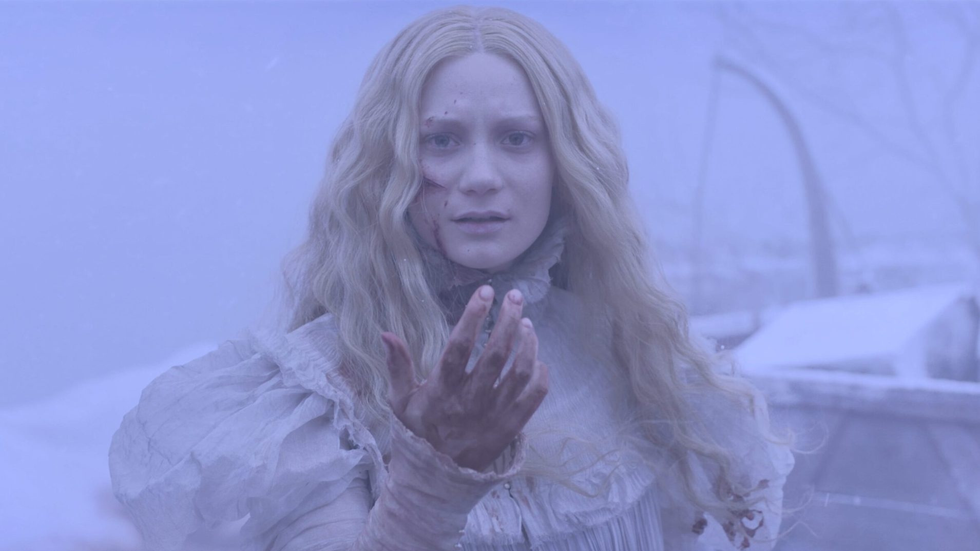 Mia Wasikowska stars as Edith in Crimson Peak