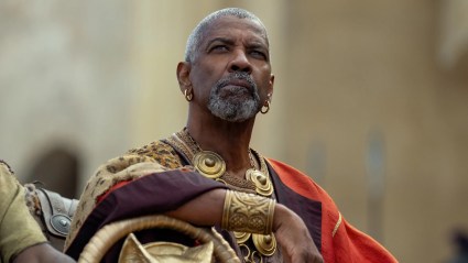 Denzel Washington in Gladiator 2